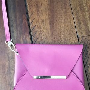 BCBGMaxazria Fucshia Envelope Clutch